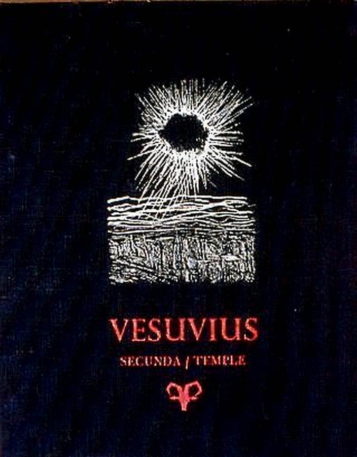 Vesuvious Book Cover an original silkscreen framed print by Arthur Secunda