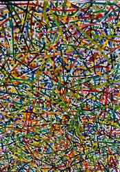 Network an oil painting by Arthur Secunda
