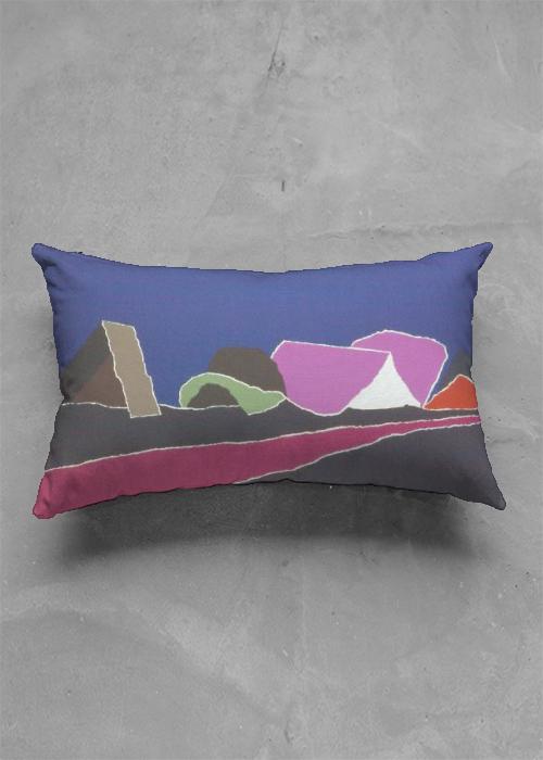 Custom Made Pillows featuring Arthur Secunda Designed  Artwork